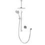 Aqualisa Optic Q Smart Digital Shower Concealed with Adjustable and Ceiling Fixed Head HP/Combi