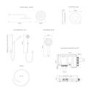 Aqualisa Optic Q Smart Digital Shower Concealed with Adjustable and Ceiling Fixed Head HP/Combi