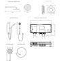Aqualisa Optic Q Dual Wall Mounted Smart Digital Mixer Thermostatic Shower Gravity Pumped