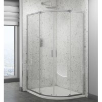 Claritas 6 Glass Quadrant Shower Screen Enclosure 1200 x 800mm - 6mm Glass