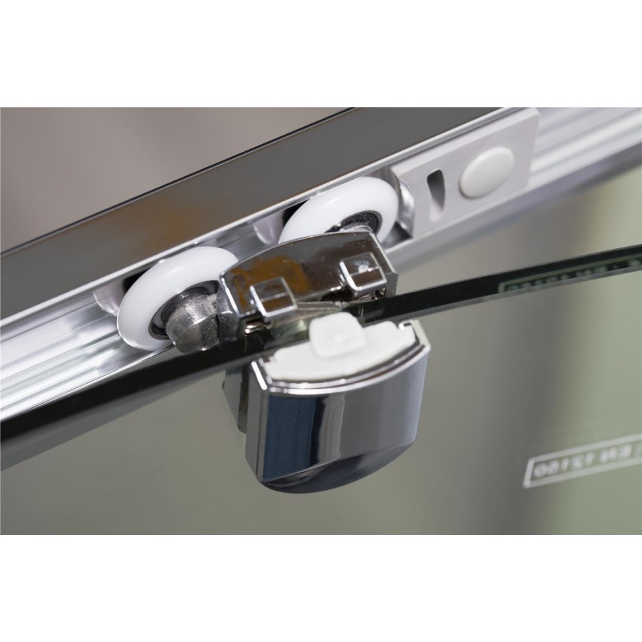 Claritas 6mm Offset Quadrant Shower Screen Enclosure - 1200 x 900mm