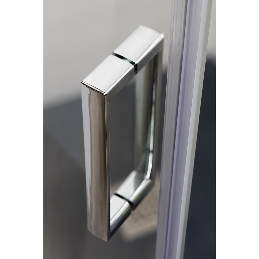 Claritas 6 Glass Quadrant Shower Screen Enclosure 900mm x 760mm - 6mm Glass