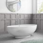 GRADE A1 - Freestanding Double Ended Bath 1695 x 795mm - Oval
