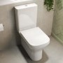 Close Coupled Rimless Closed Back Toilet with Soft Close Seat - Palma