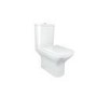 Close Coupled Rimless Open Back Toilet with Soft Close Seat - Palma