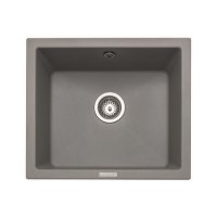 Single Bowl Undermount Grey Granite Kitchen Sink - Rangemaster Paragon