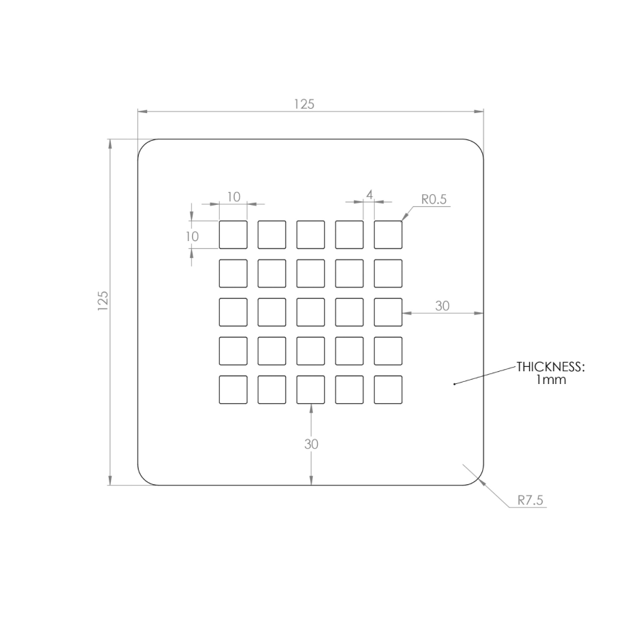 Sand Grill Waste Cover - Slate Trays