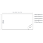 1400x900mm Rectangular Shower Tray – Low Profile 45mm – Stone Resin – White – Pearl