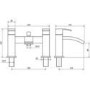 Panache Bath Shower Mixer Tap