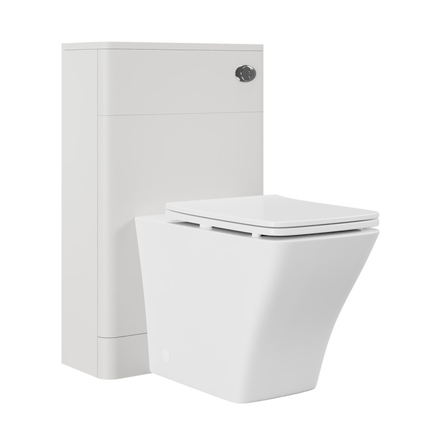 500mm Beige Back to Wall Toilet Unit Only - Pendle