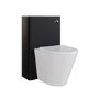 500mm Black Back to Wall Toilet Unit Only - Pendle