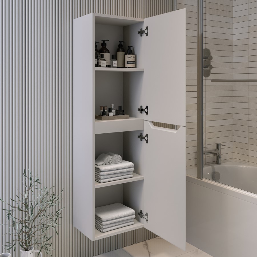 Matt Beige 1400mm Storage Unit - Pendle