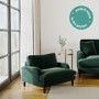 ONLY OPENED - Dog Sofa Bed in Green Velvet - Payton