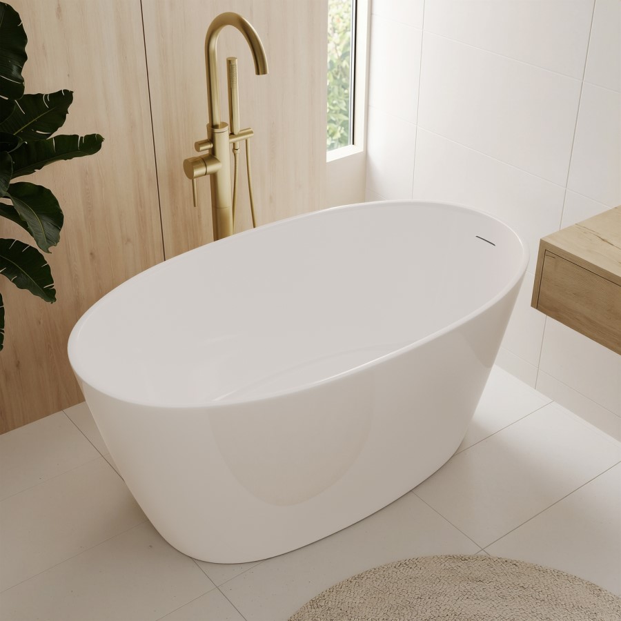 Small Freestanding Double Ended Bath 1300 x 700mm - Pico