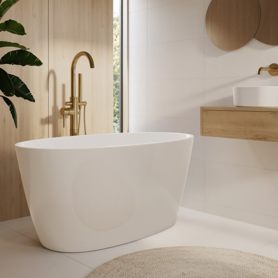 Small Freestanding Double Ended Bath 1300 x 700mm - Pico
