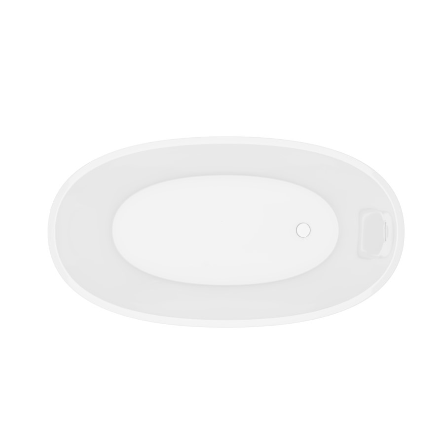 GRADE A2 - Small Freestanding Double Ended Bath 1300 x 700mm - Pico