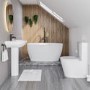 GRADE A2 - Small Freestanding Double Ended Bath 1300 x 700mm - Pico