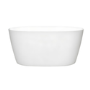 Matt White Small Freestanding Double Ended Bath 1300 x 700mm - Pico
