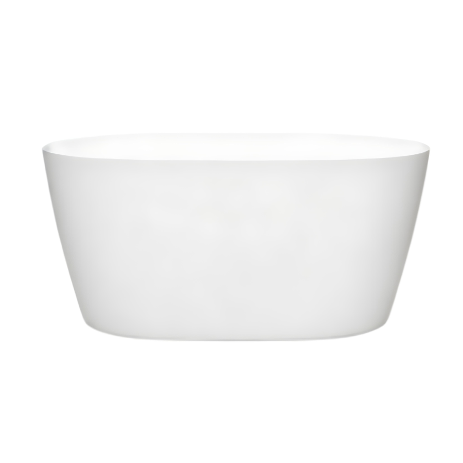 Matt White Small Freestanding Double Ended Bath 1300 x 700mm - Pico