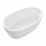 Matt White Small Freestanding Double Ended Bath 1300 x 700mm - Pico