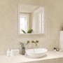 GRADE A1 - Square LED Heated Bathroom Mirror 600mm - Pisces