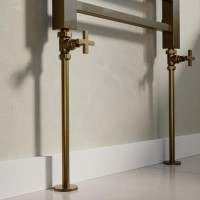 Brushed Bronze Radiator Pipe Covers 300mm Brushed Bronze Radiator Pipe Covers 300mm