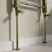 Brushed Brass Radiator Pipe Covers 300mm