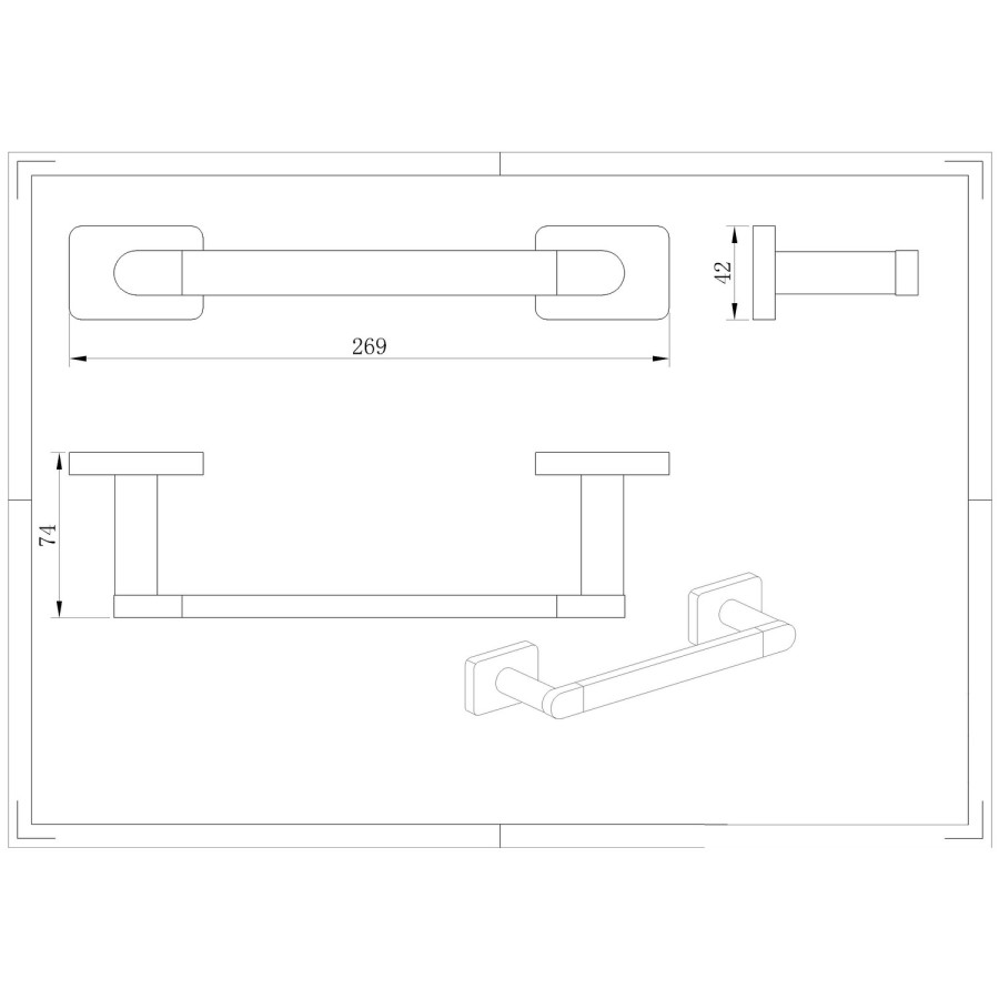 Delta Towel Bar