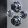 Insignia Premium Rectangular Steam Shower Cabin with 6 Body Jets and Chromotherapy Lights 1150 x 850