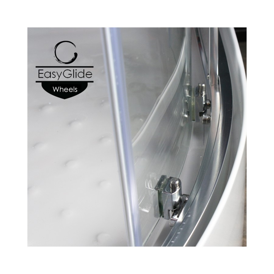 Insignia Premium Quadrant Shower Cabin with 6 Body Jets and Bluetooth 900 x 900