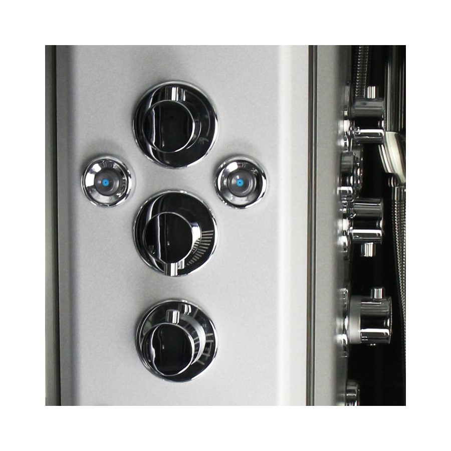 Insignia Premium Quadrant Shower Cabin with 6 Body Jets and Bluetooth 900 x 900