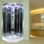 Insignia Premium Quadrant Shower Cabin with 6 Body Jets and Bluetooth 900 x 900
