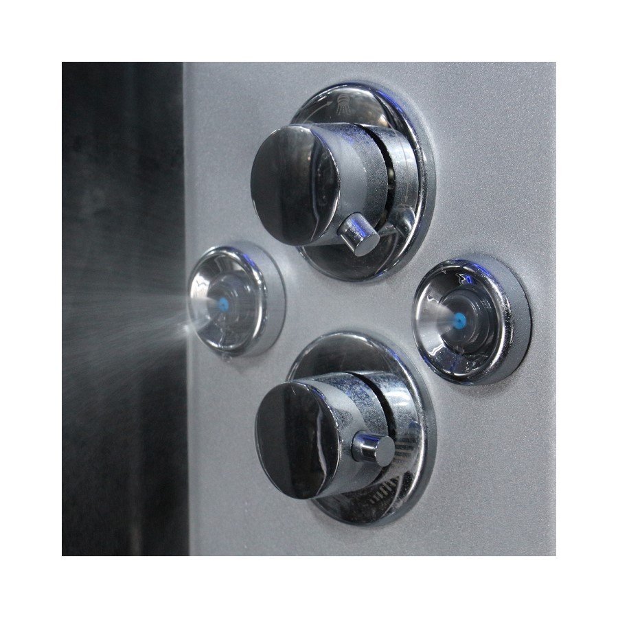 Insignia Premium Quadrant Shower Cabin with 6 Body Jets and Bluetooth 900 x 900