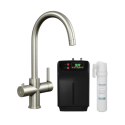 PROCSNKL Nickel 3 in 1 Instant Boiling Hot Kitchen Mixer Tap with 3L Boiler and Filter - Pronto Vesta