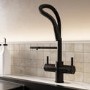 Black 4 in 1 Pro Boiling Water Tap- Pronto Pro