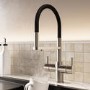 Nickel 4 in 1 Pull Out Boiling Hot Kitchen Mixer Tap with 3L Boiler and Filter - Pronto Pro