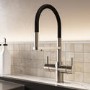 Nickel 4 in 1 Pull Out Boiling Hot Kitchen Mixer Tap with 3L Boiler and Filter - Pronto Pro