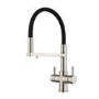 Nickel 4 in 1 Pull Out Boiling Hot Kitchen Mixer Tap with 3L Boiler and Filter - Pronto Pro