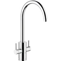 1810 Sink Company Brushed Steel Single Lever Aerated Mixer Kitchen Tap - Pronteau 1810 Sink Company Brushed Steel Single Lever Aerated Mixer Kitchen Tap - Pronteau
