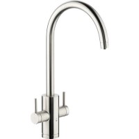 Abode PT1002 Pronteau Profile 4 in 1 Instant Hot & Filtered Water Tap - Brushed Nickel