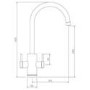 Abode PT1002 Pronteau Profile 4 in 1 Instant Hot & Filtered Water Tap - Brushed Nickel