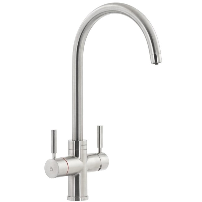 Abode PT1102 Pronteau 3 in 1 Prostream Monobloc Instant Boiling Water Tap - Brushed Nickel