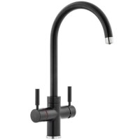 Abode PT1104 Pronteau 3 in 1 Prostream Monobloc Instant Boiling Water Tap - Matt Black
