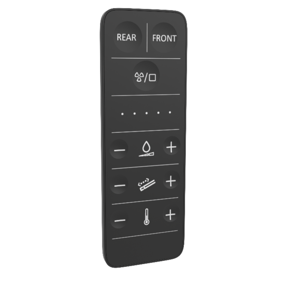 Matt Black Back to Wall Smart Bidet Japanese Toilet - Purificare