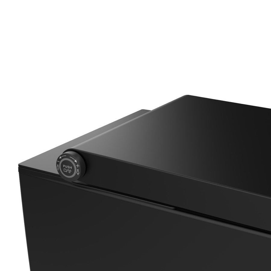 Matt Black Back To Wall Smart Toilet Pan- Purificare