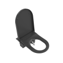PURMBSEAT Matt Black Replacement Seat and Remote Control for Japanese Toilet PURMBWH and PURMBBTW - Purificare