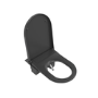 Matt Black Replacement Seat and Remote Control for Japanese Toilet PURMBWH and PURMBBTW - Purificare