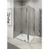 GRADE A1 - Claritas 6mm Glass Pivot Shower Door - 700 x 1850mm