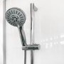 900x900mm Hydro Shower Cabin Square with White Panel - Shower Tray & 3 Outlet Thermostatic Mixer Shower System - Vidalux