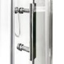 900x900mm Hydro Shower Cabin Square with White Panel - Shower Tray & 3 Outlet Thermostatic Mixer Shower System - Vidalux